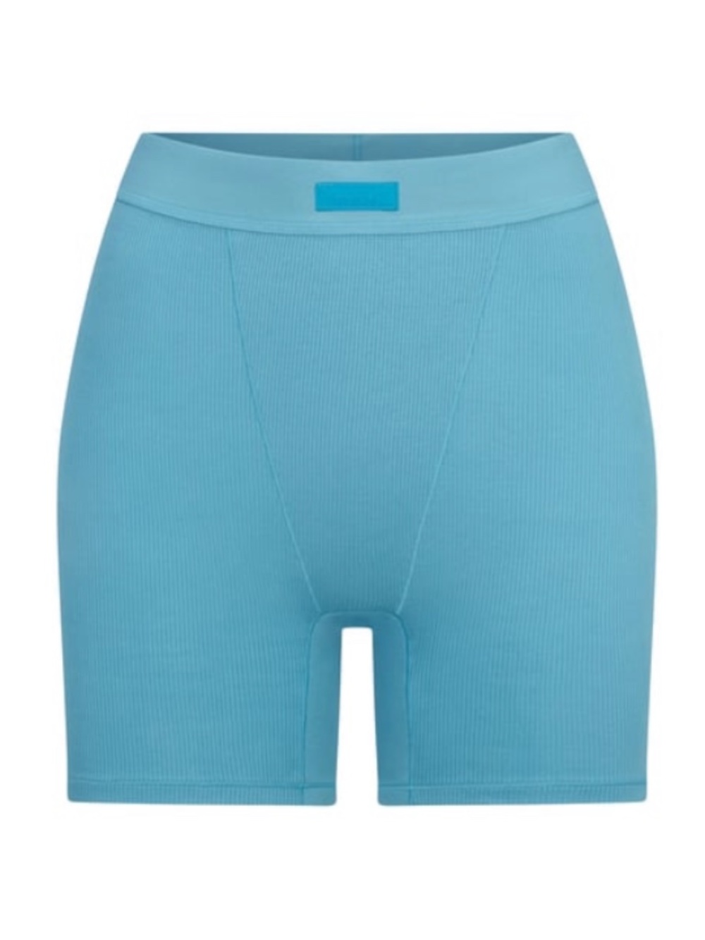 Skims Cotton Rib Boxer in Color Water; Size Medium, NWT